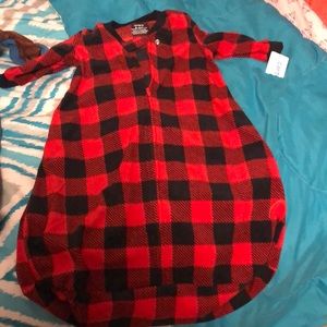 Boys sleepers and swaddle blanket